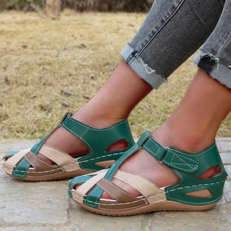 Wedge Open Toe Summer Sandals for Women - Beach and Party Footwear