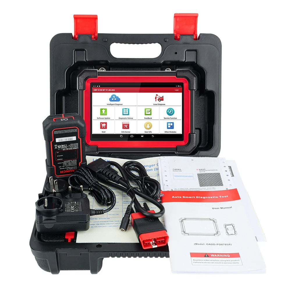 2024 LAUNCH X431 CRP919E BT OBD2 Scanner - Advanced Bidirectional Diagnostic Tool with CAN FD/DoIP Support and Bluetooth Connectivity