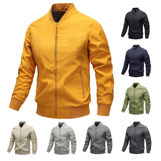 Men's Big and Tall Outdoor Sports Coat - Solid Color Travel Jacket for Active Lifestyle