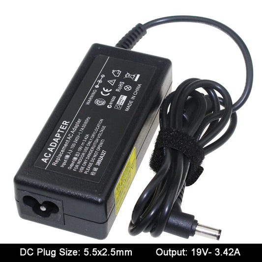 19V 3.42A Universal Laptop Charger – Power Up Your ASUS, Lenovo, Acer & More!