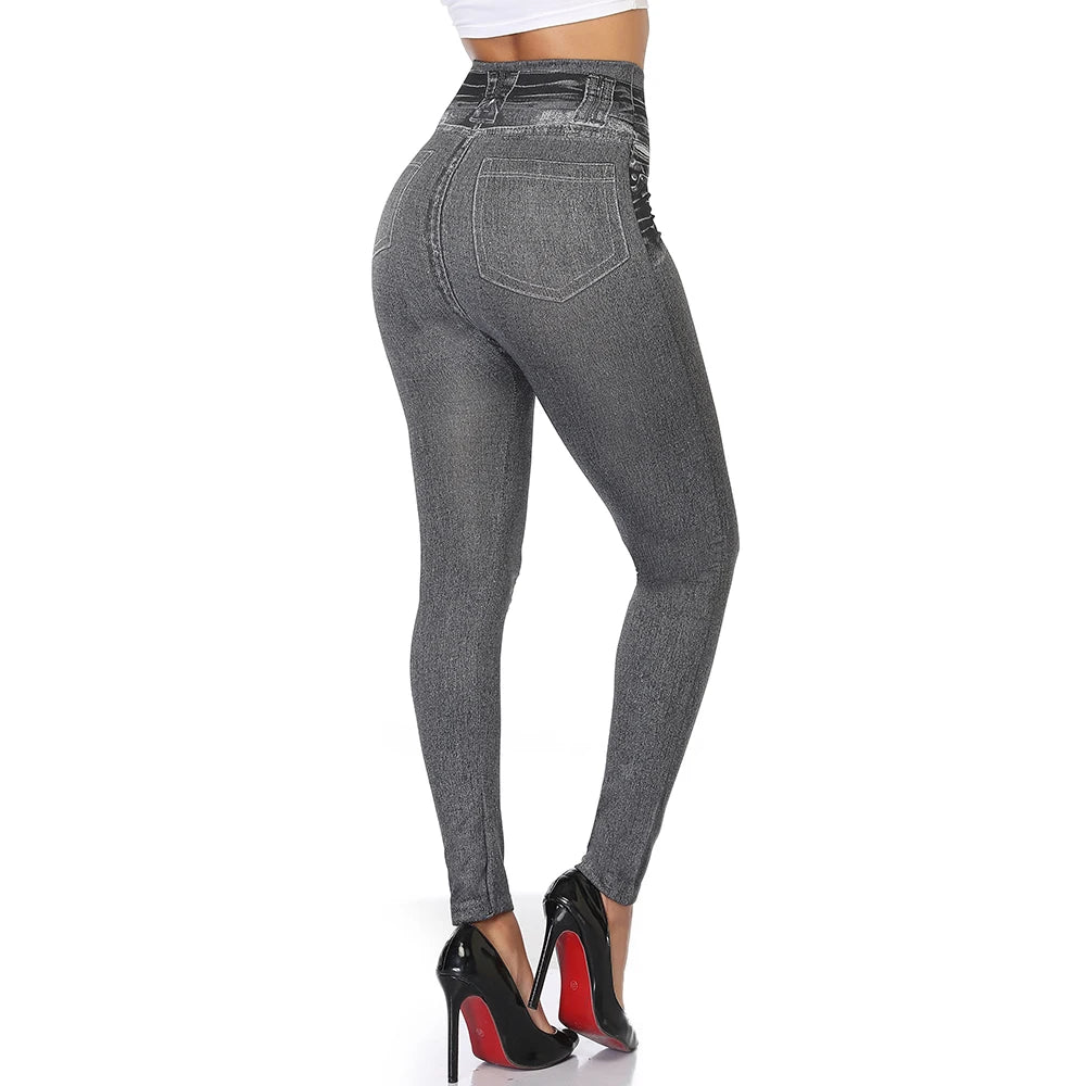 Curvy Confidence Scrunch Leggings for Women - High Waist Anti-Cellulite Fitness Pants 2XL