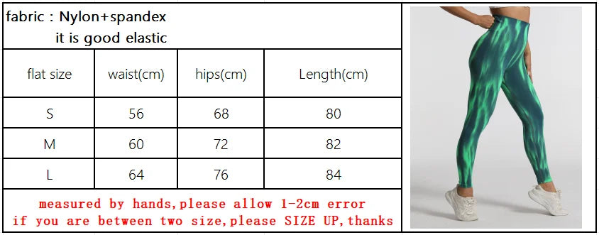 High Waist Tie Dye Scrunch Leggings for Women - Seamless Push Up Yoga & Fitness Pants