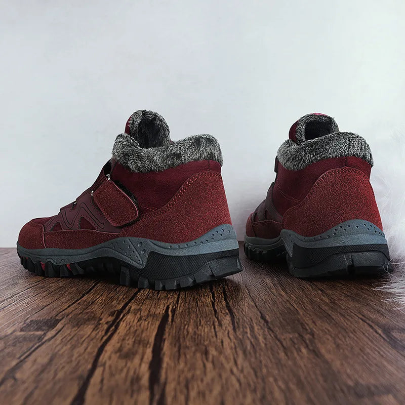 Luxury Women's Platform Winter Sneakers - Stylish, Warm, and Comfortable Casual Boots for Outdoor Activities