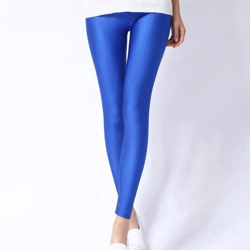 Vibrant Neon High-Stretch Leggings for Women - Spring Collection