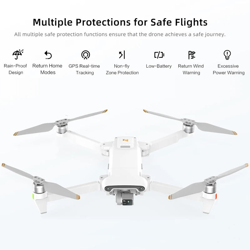 FIMI X8 Pro 4K HD Camera Drone with 3-Axis Gimbal and Smart Obstacle Avoidance for Aerial Photography