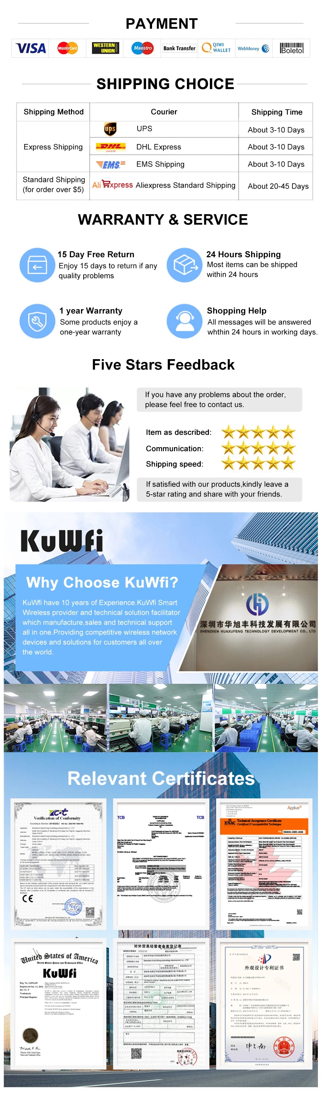 KuWFi Outdoor 4G LTE Router – Your Ultimate Solution for Fast and Dependable Internet Anywhere!