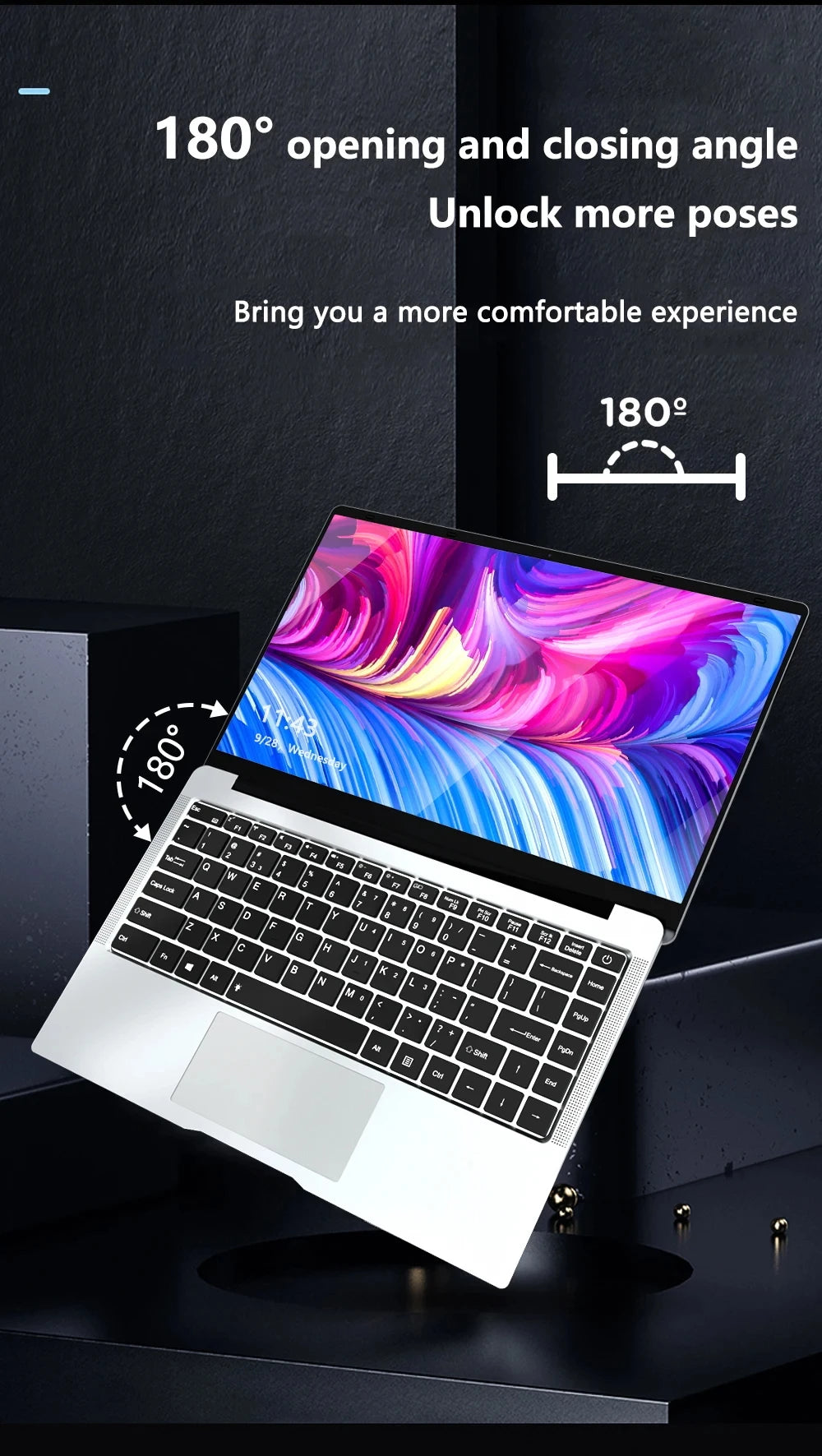 2024 Ultra Slim i7 Laptop Computer PC 14.1" intel Core i7-7500U Laptops 12GB RAM 1TB 2TB SSD Portable Laptop Notebook Windows 11