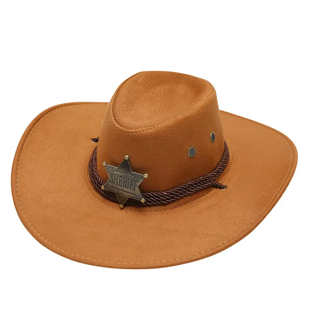 Versatile 17-Style Unisex Western Cowboy Hat for Men and Women - Perfect for Concerts and Outdoor Events