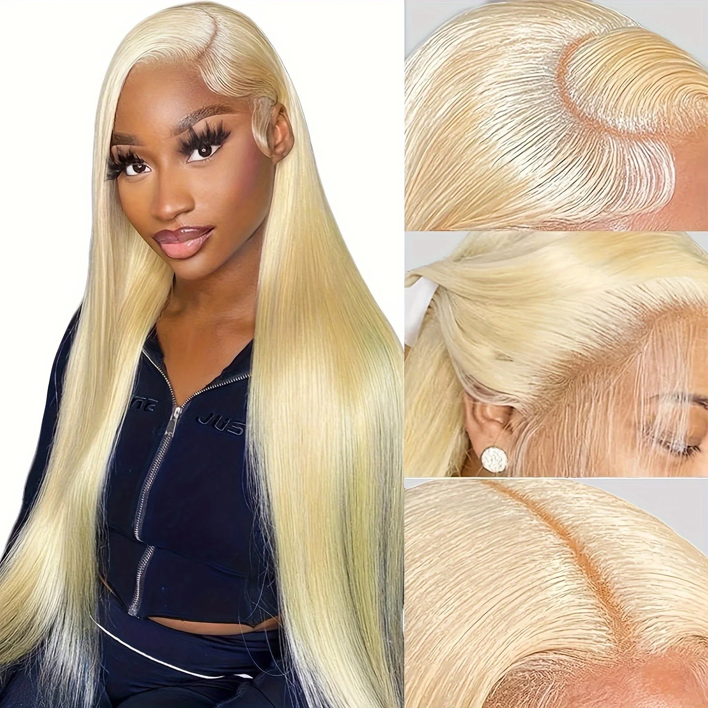 Luxury 613 HD Lace Front Straight Blonde Wig - Stylish Human Hair Wigs on Sale for Women