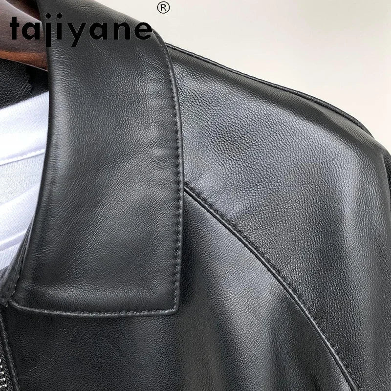 Tajiyane Genuine Leather Jacket Women Spring Autumn 2021 Real Sheepskin Coat Female Casual Jackets Chaqueta Cuero Mujer Pph4457