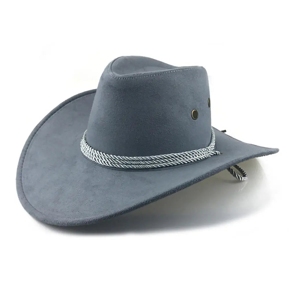 Versatile 17-Style Unisex Western Cowboy Hat for Men and Women - Perfect for Concerts and Outdoor Events