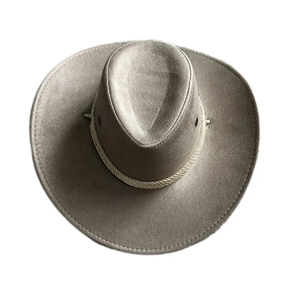 Versatile 17-Style Unisex Western Cowboy Hat for Men and Women - Perfect for Concerts and Outdoor Events