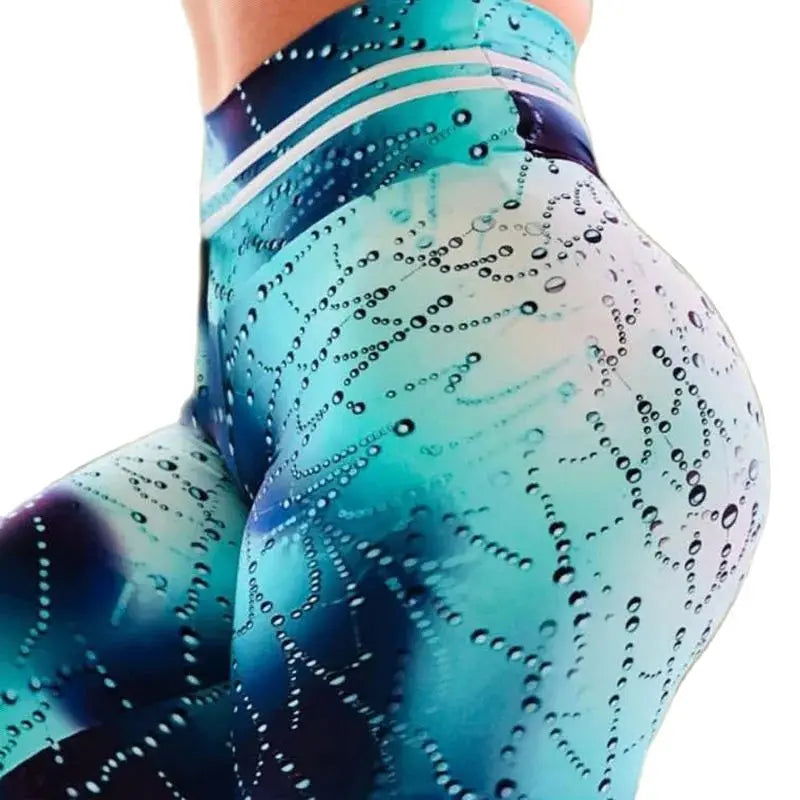 Chic High-Waist Printed Slim Fit Leggings for Women – Perfect for Travel, Sports, and Casual Wear