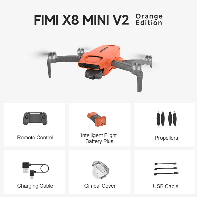 FIMI X8 Pro Professional Drone with Advanced 4K 3-Axis Gimbal and 15KM Transmission Range