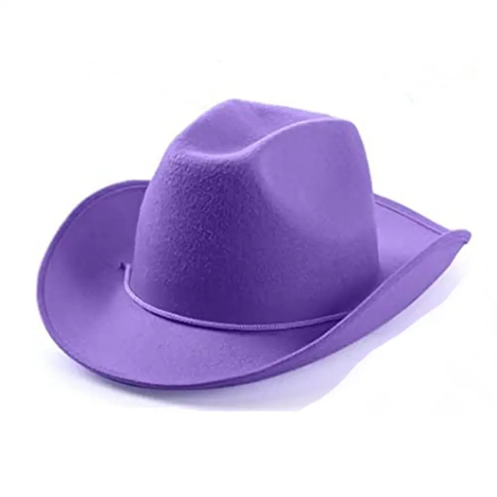 Versatile 17-Style Unisex Western Cowboy Hat for Men and Women - Perfect for Concerts and Outdoor Events