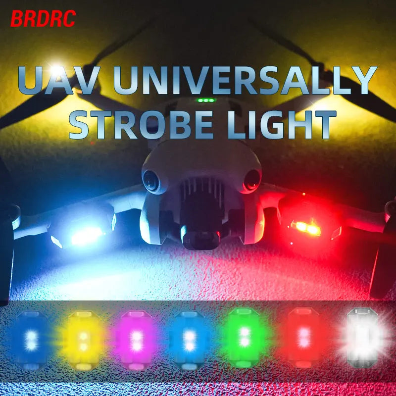 LED Strobe Light for DJI NEO Drone & Vehicle Safety - Universal Anti-Collision Warning Lamp