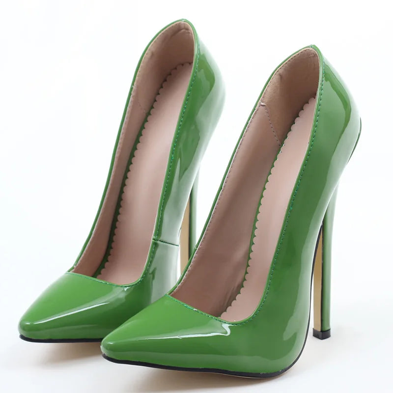 Elevate Your Style with 18cm Extreme High Stiletto Pumps for Women - Custom Colors & Large Sizes Available