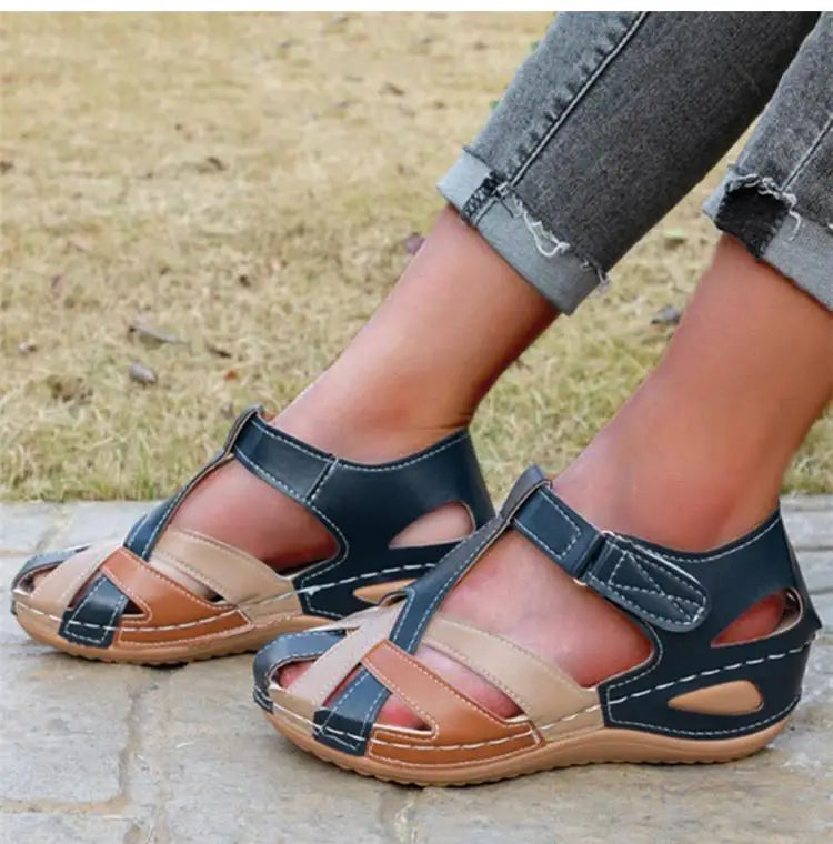 Wedge Open Toe Summer Sandals for Women - Beach and Party Footwear