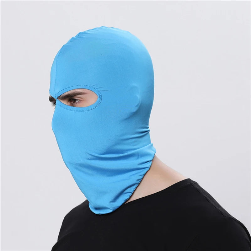 Versatile 2 Hole Tactical Balaclava Mask for Summer Outdoor Activities - Quick-Drying Cycling & Motorcycle Hood