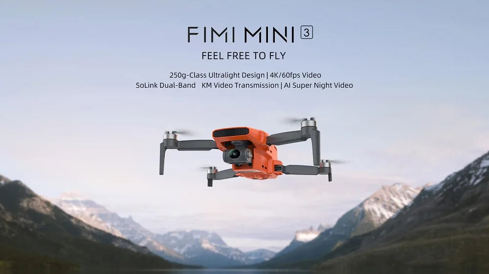 FIMI MINI 3 Advanced Aerial Drone with 8K Time-lapse and 4K/60fps Video Capabilities