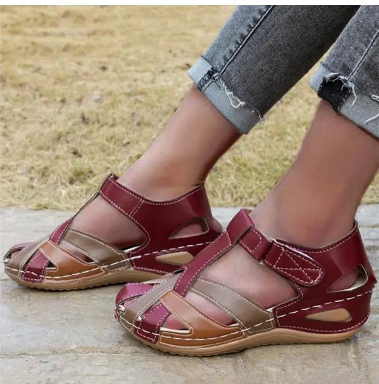 Wedge Open Toe Summer Sandals for Women - Beach and Party Footwear