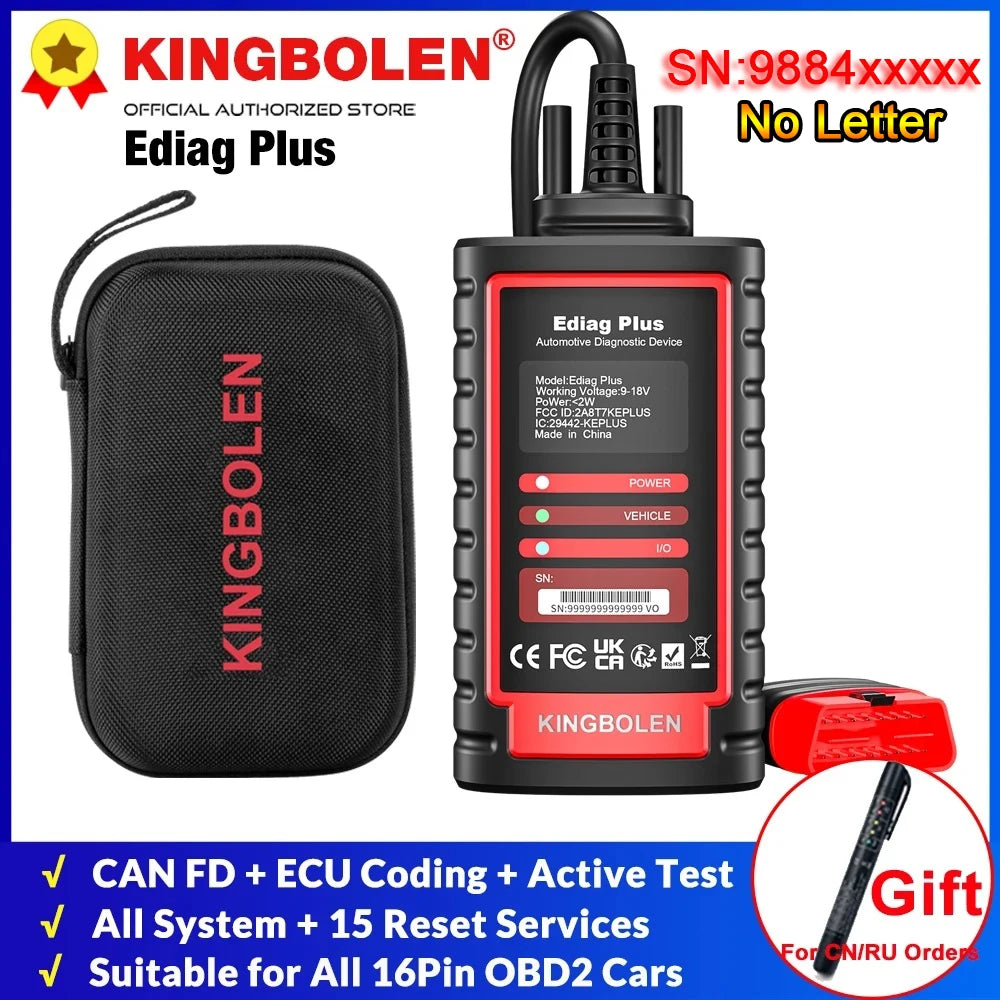 THINKCAR ThinkDiag 2 Pro OBD2 Diagnostic Scanner with All-System Support and Advanced Reset Functions