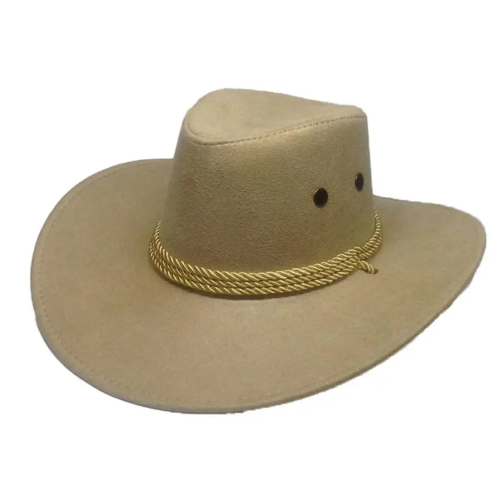 Versatile 17-Style Unisex Western Cowboy Hat for Men and Women - Perfect for Concerts and Outdoor Events