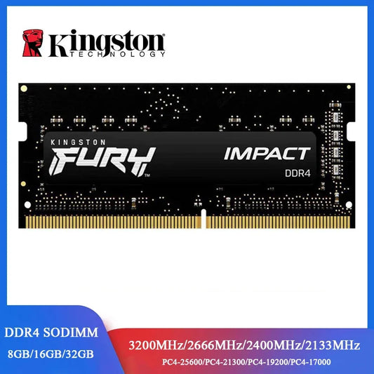 Kingston DDR4 Laptop Memory Upgrade – Elevate Your Laptop's Speed and Efficiency!