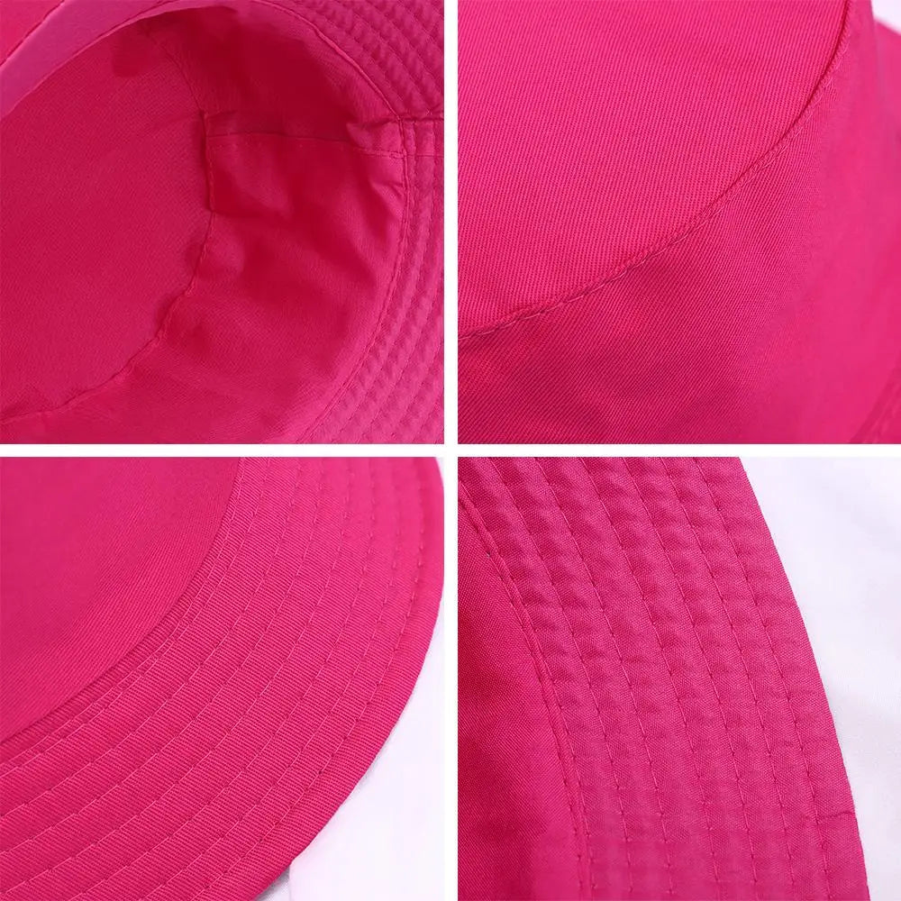 Unisex UV-Resistant Summer Bucket Hat - Compact Fisherman Cap for Beach and Outdoor Adventures