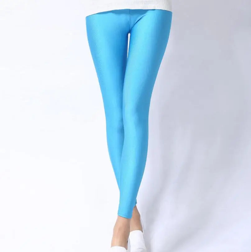 Vibrant Neon High-Stretch Leggings for Women - Spring Collection