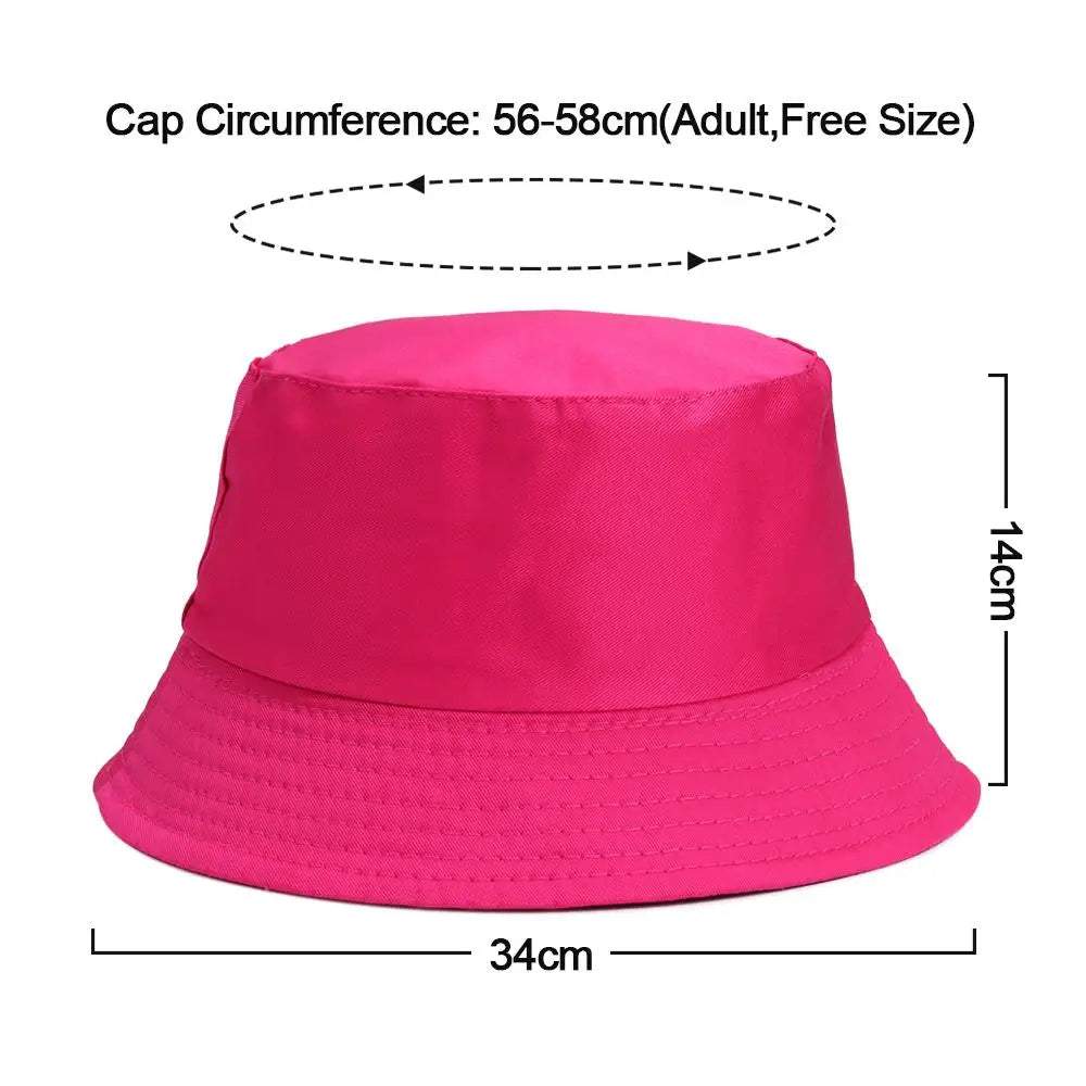 Unisex UV-Resistant Summer Bucket Hat - Compact Fisherman Cap for Beach and Outdoor Adventures