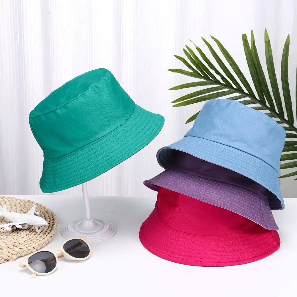 Unisex UV-Resistant Summer Bucket Hat - Compact Fisherman Cap for Beach and Outdoor Adventures