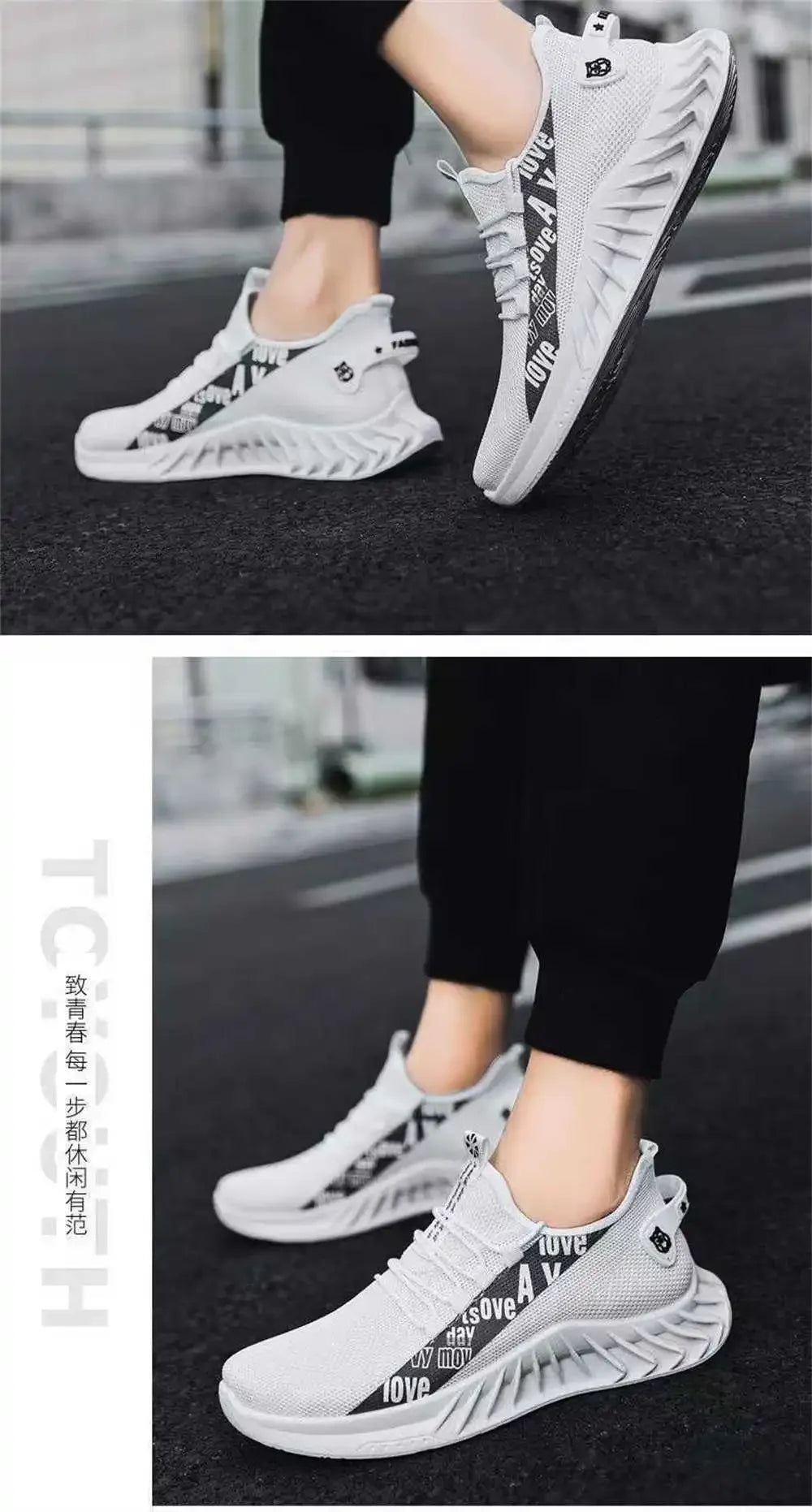 Luxury Men's Summer Sneakers - Round Nose Breathable Tennis Gym Casual Shoes