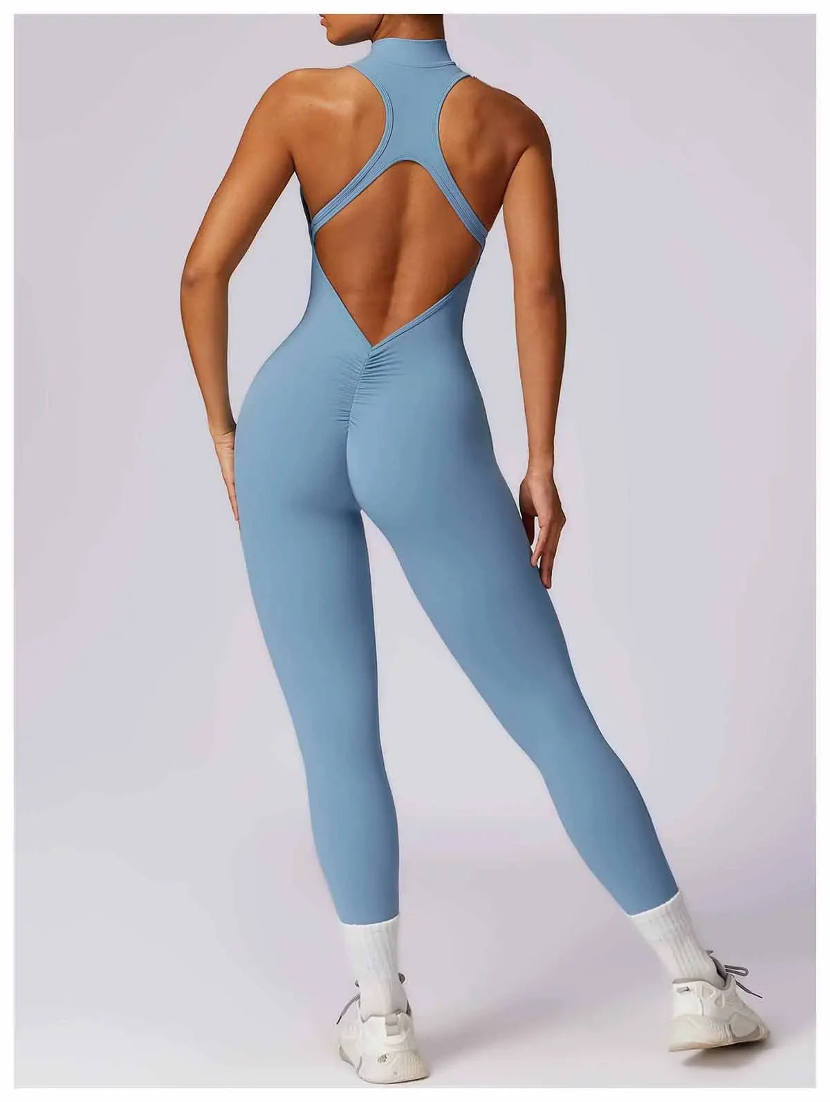 High-Waisted Booty Lifting Leggings for Women - Seamless Fitness Tights