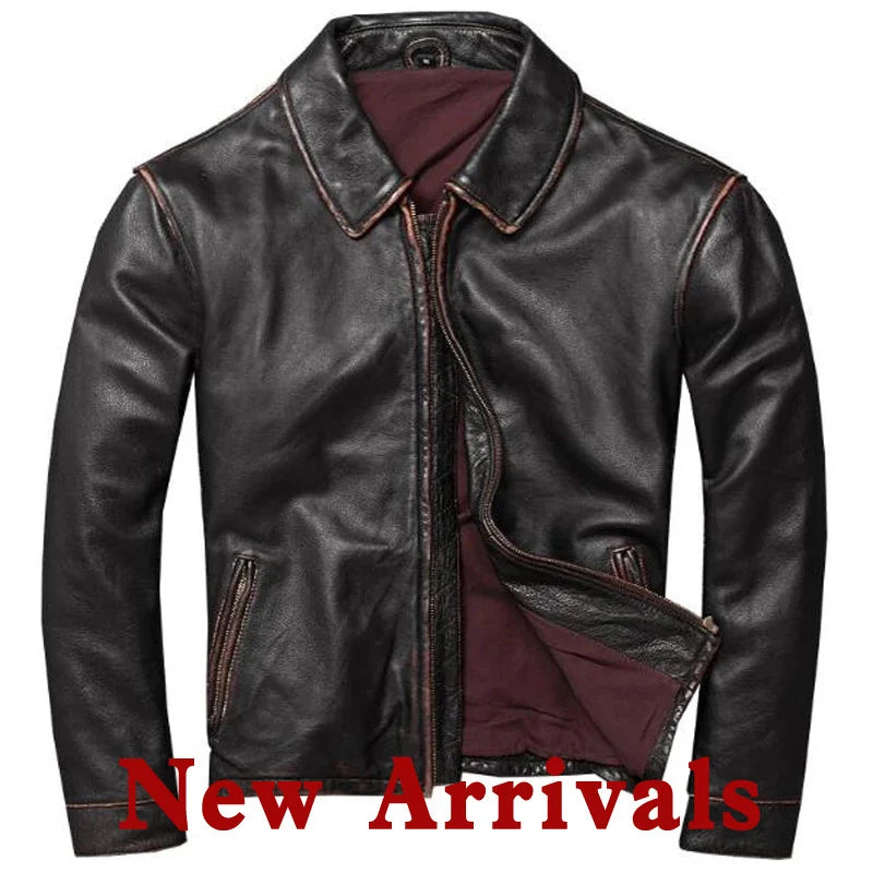 Waistcoat Multi Cowhide Pocket Mens Suit Dress Vest Genuine Leather Weskit Vest For Big and Tall Man Real Leather Blazer Vest