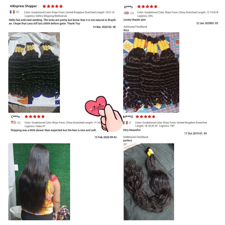 Luxury Indian Remy Curly Wave Hair Bundles - 10-30 Inches Natural Black 100% Human Hair Extensions