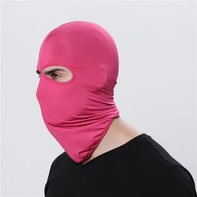 Versatile 2 Hole Tactical Balaclava Mask for Summer Outdoor Activities - Quick-Drying Cycling & Motorcycle Hood