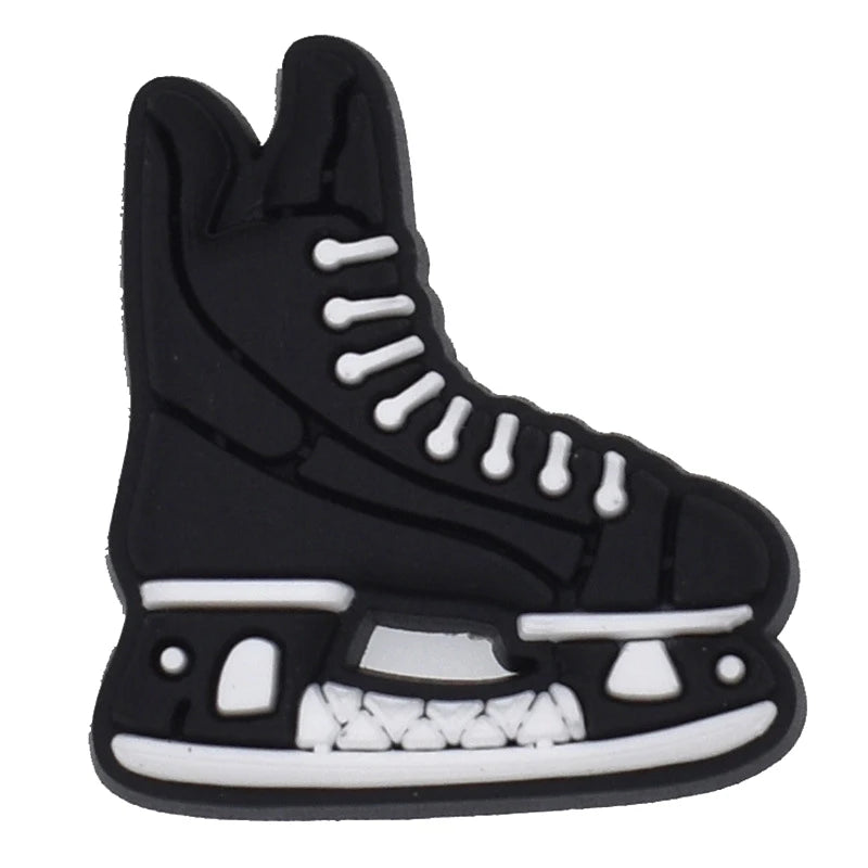 Ice Hockey-themed Shoe Charms for Crocs and Clogs – Fun Accessories for Kids and Adults