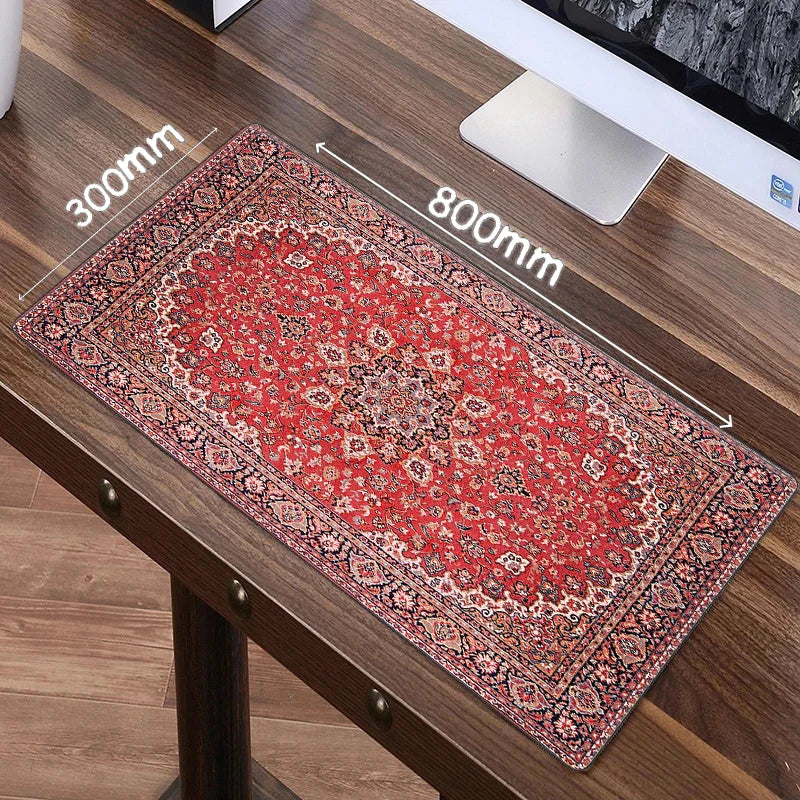 Elegant Persian-Inspired XXL Mousepad – Stylish, Anti-Skid, Ideal for Gamers and Professionals!