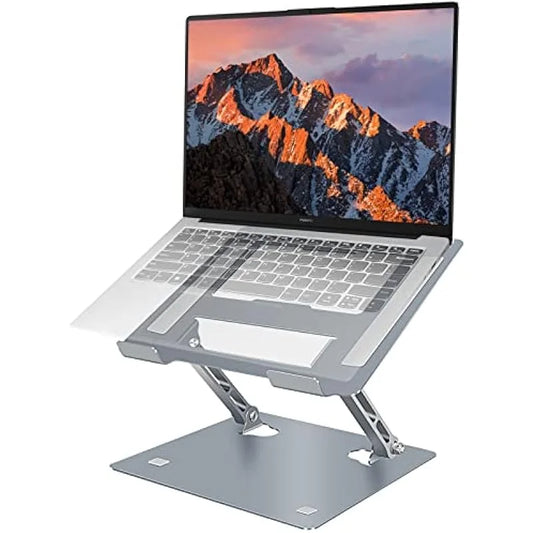 Ergonomic Adjustable Aluminum Laptop Stand – Portable and Versatile for All Devices!