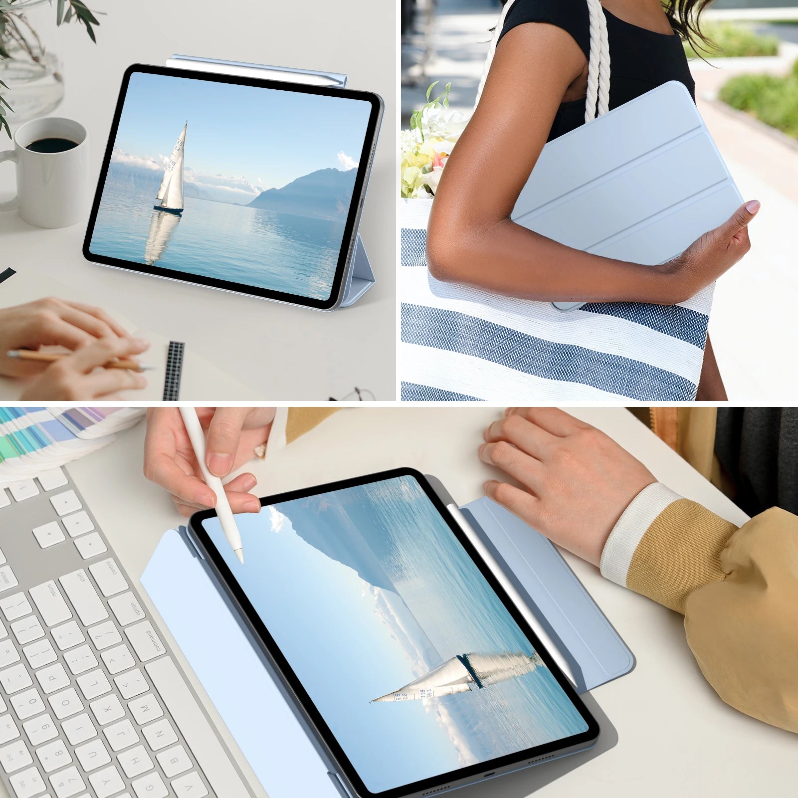 Stylish and Versatile ZOYU Magnetic iPad Case – Detachable Protection for Your Device