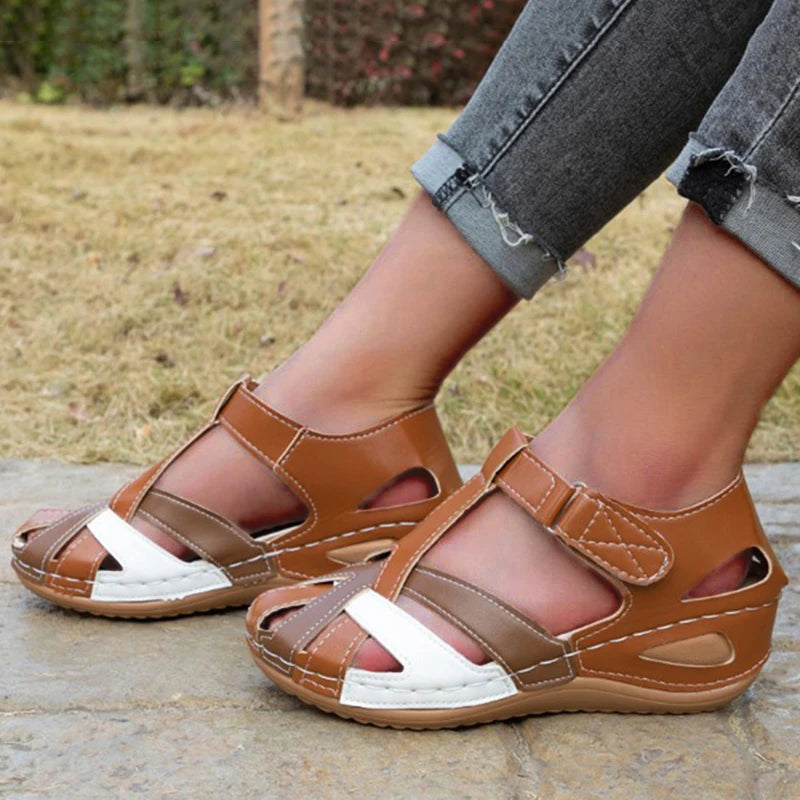 Wedge Open Toe Summer Sandals for Women - Beach and Party Footwear