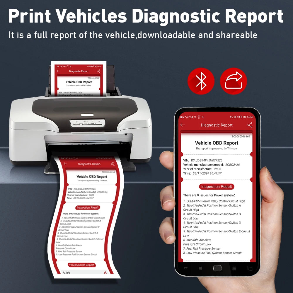 KINGBOLEN Ediag Plus & THINKCAR THINKDIAG 2: Advanced OBD2 Scanner for All System ECU Coding and Diagnostics