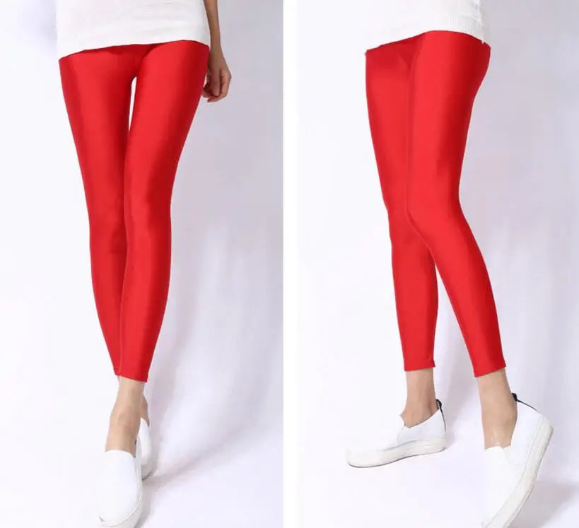 Vibrant Neon High-Stretch Leggings for Women - Spring Collection