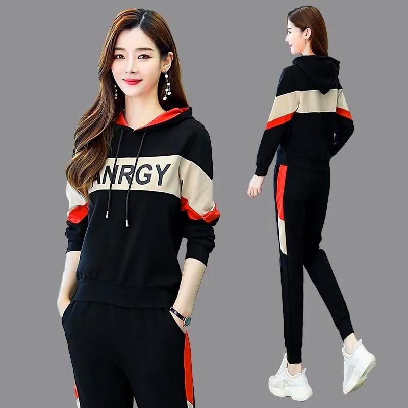 Spring and Autumn Sports Women's Suit 2023 New Korean Fashion Casual Temperament Age Reducing Two-piece Set