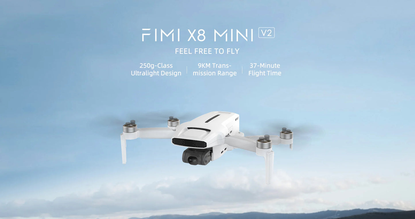 FIMI X8 MINI V2 Drone - 9km GPS Quadcopter with 4K Camera & Advanced Features for Aerial Photography 2023