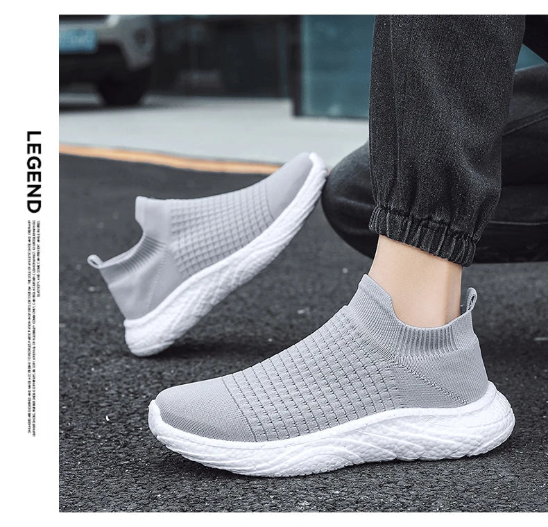 Elegant Women's Lightweight Slip-On Sneakers for Walking and Running