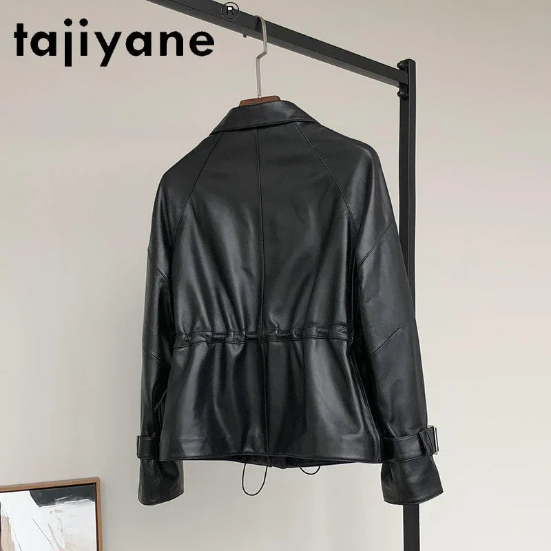 Tajiyane Genuine Leather Jacket Women Spring Autumn 2021 Real Sheepskin Coat Female Casual Jackets Chaqueta Cuero Mujer Pph4457