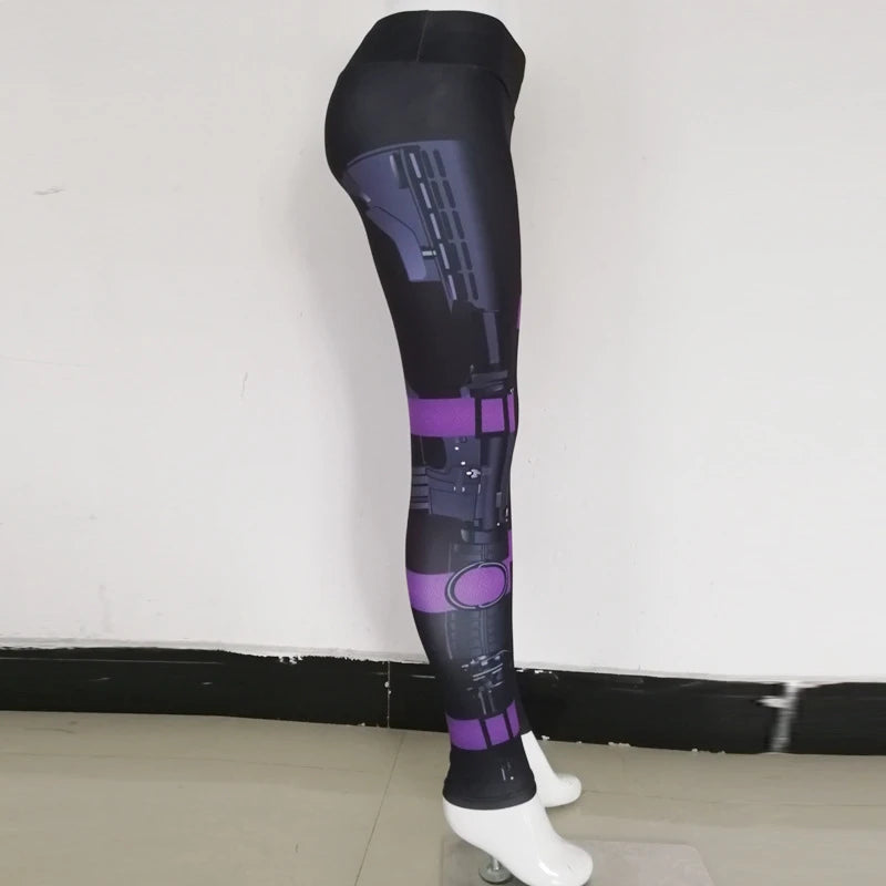 High-Waisted Scrunch Butt Leggings for Women - Stylish Fitness Yoga Pants with Trendy Prints