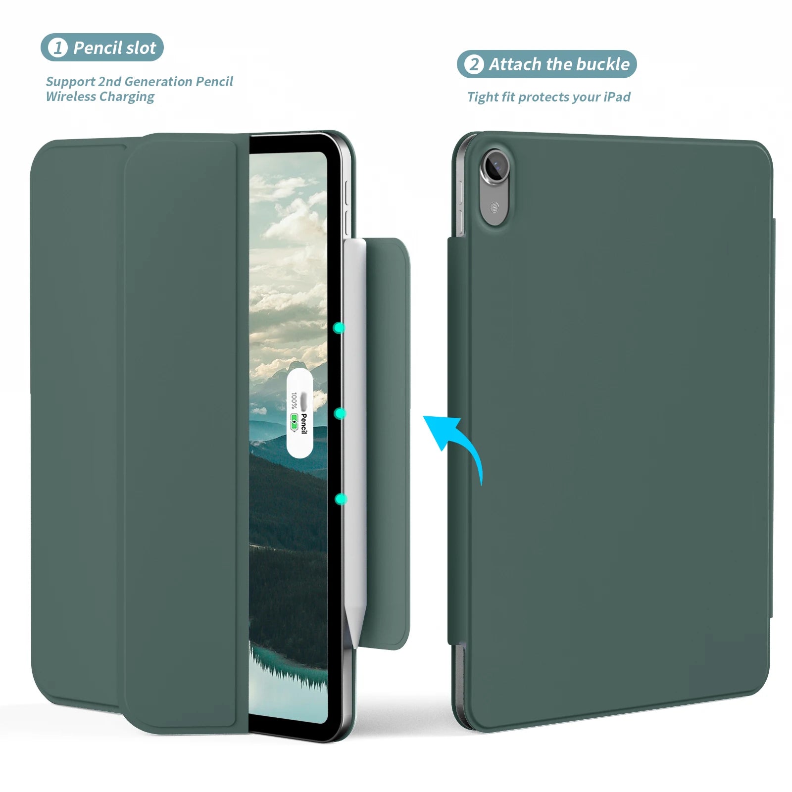 Stylish and Versatile ZOYU Magnetic iPad Case – Detachable Protection for Your Device